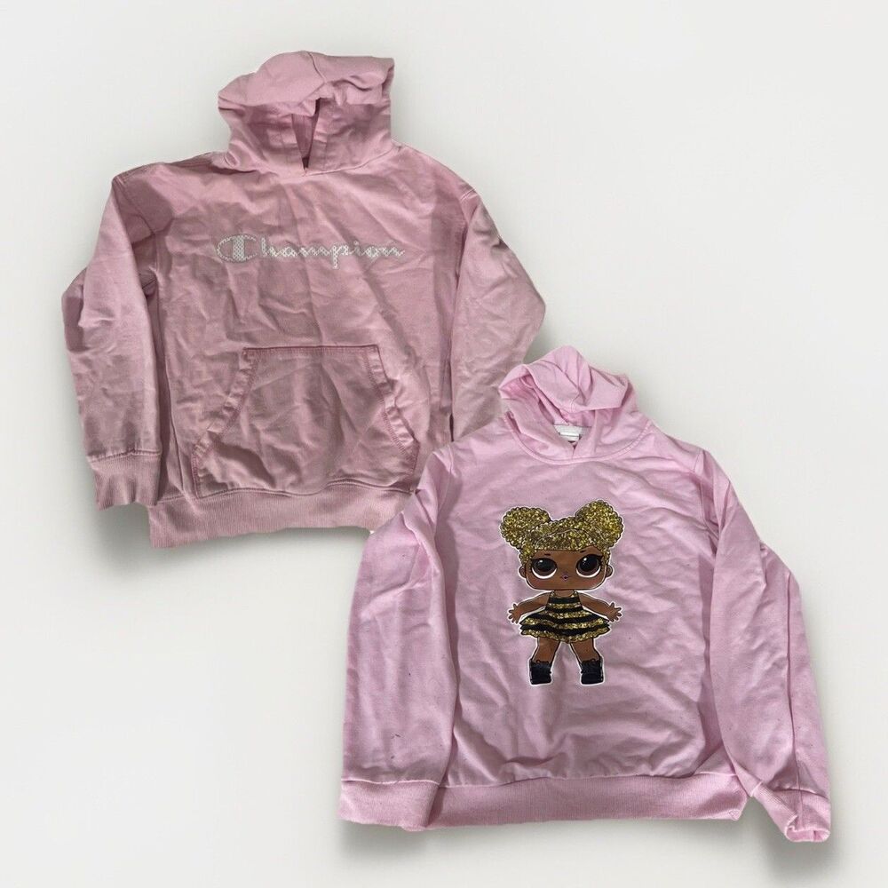 LOL Surprise + Champion Pink Hoodie Small 8y- 10y Girls Kids